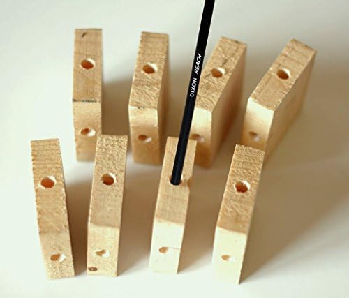 דיקסון טווח תעשייה- עפרון עץ עץ עמוק, עופרת 5 ממ, 5 חבילה