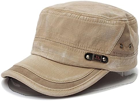 יוניסקס כותנה תערובת צבאי שטף בייסבול כובע בציר צבא רגיל שטוח צוער כובע לגברים נשים