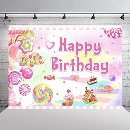 Ticuenicoa 7 × 5ft Candyland יום הולדת יום הולדת