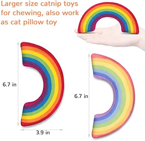 Etekyer 7 חבילה צעצועים לחתולים לחתולים, צעצועים לחתולים עם קטניפ לחתולים מקורה חתלתולים קיטי