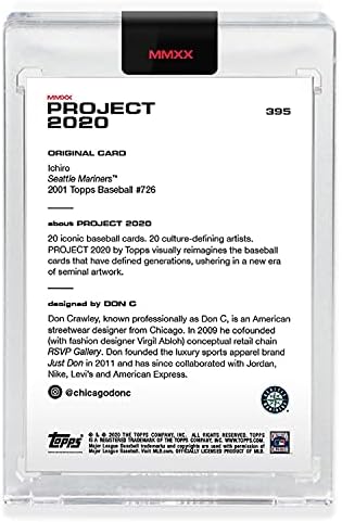 Topps Project 2020 כרטיס 395 - 2001 איצ'ירו מאת דון סי