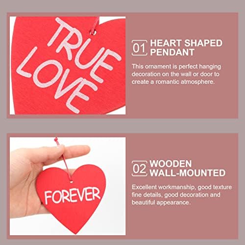 20 יחידות עץ לב קישוטי עץ לב תגיות אהבת לב בצורת פרוסות דיסקים עשה זאת בעצמך קרפט חתיכות עבור אמהות