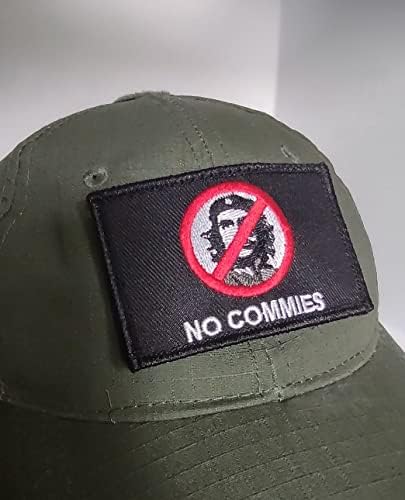 אנטי קומוניסטי / אנטי צ ' ה גווארה / לא קומוניסטים כובע בייסבול שחור.