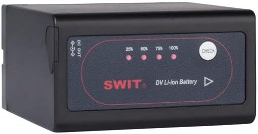 SWIT S-8972 L סדרה DV DV סוללה של מצלמת וידיאו, 47WH / 6.6AH קיבולת סוללת מצלמת LI-ION עם מחוון כוח LED