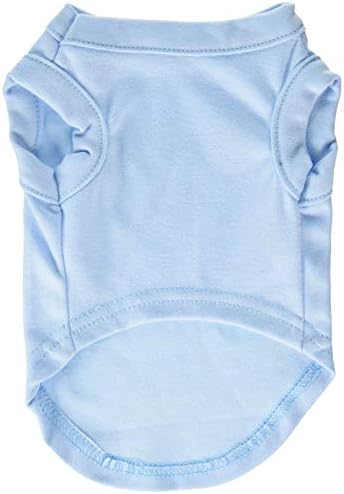 מוצרי חיות מחמד של מיראז 'יום הולדת 10 אינץ' ילד ריינסטון ריינסטון חולצה לחיות מחמד, קטנות, כחול תינוק