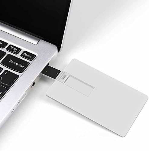 סמלים וויקאניים שטניים עזים USB 2.0 מכרידי פלאש צורת כרטיס אשראי מזיכרון