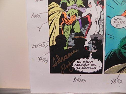 צל העטלף 8 באטמן צבע מדריך אמנות חתום על ידי אדריאן רוי עמ ' 17