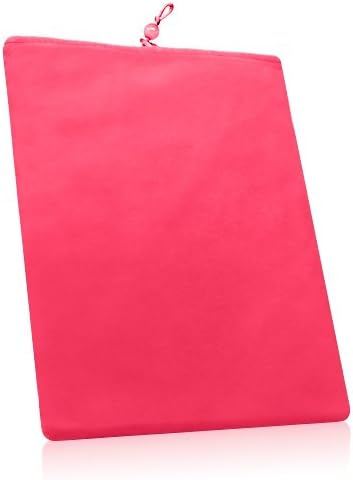 מארז גליבה תואם ל- Xiaomi Pad 5 - כיס קטיפה, שרוול תיק בד רך עם שרוך למשך Xiaomi 5 - Cosmo Pink
