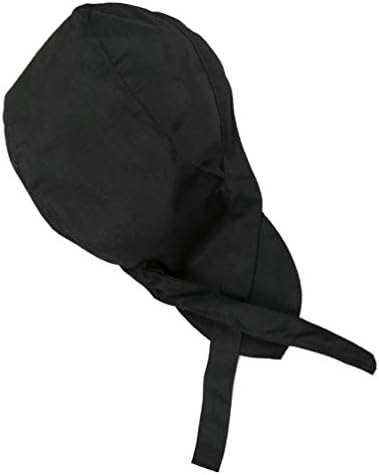 כובע עבודה כובע כובעי כובע כותנה כובע כותנה עם רצועת זיעה מתכווננת כובע רפואי שחור כובע שף לגברים נשים