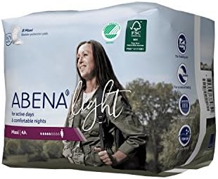 רפידות בריחת שתן של Abena Light Premium, גודל 4A, 8 ספירת