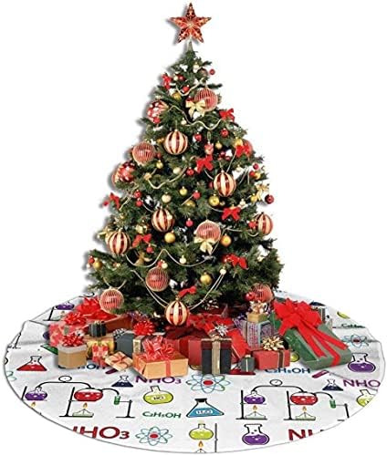 30 מבנה פורמולה כימיה חצאית עץ חג המולד מעגל ייחודי לחג המולד חג המולד קישוטים לחג קישוטים מתנה