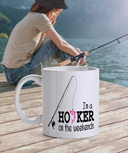מצחיק דיג קפה ספל-אני זונה בסופי השבוע - דיג קפה כוס - דיג מתנות לנשים-דיג ספלי מצחיק