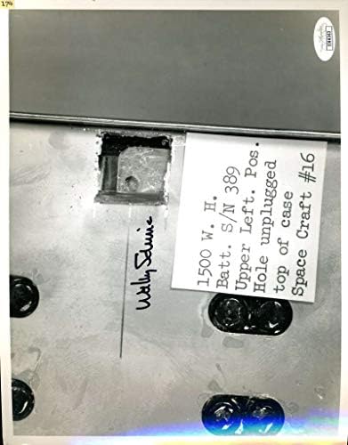 וולי שיררה ג 'יי. אס. איי. ק. א. יד חתומה 8 על 10 תמונה רשמית של נאס' א. חתימה 6