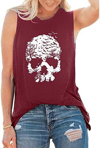 חולצת טנק קאמי בנות קיץ סתיו ללא שרוולים 2023 אופנה כותנה צוואר צוות גרפי חולצת אפוד עליון לנשים ל6