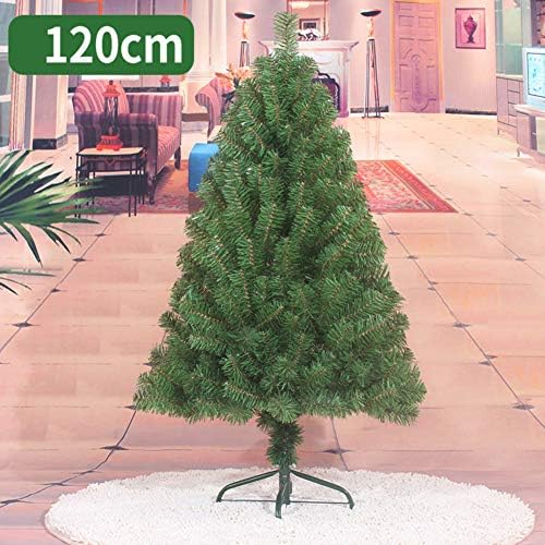 BK & MF 4 FT עץ חג מולד מלאכותי, לא מנותק עץ חג המולד מלא קישוט לחג אורן עם דוכן מתכת, צפוף מחפש אחר 4FT מקורה