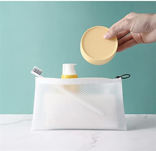 ZCMEB קופסת סבון עגולה קופסת סבון ניידים מגש עם מכסה מיכל סבון אטום אטום למים לחדר אמבטיה