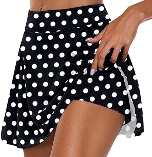 חצאיות Honprad Skorts לנשים ספורט לבוש פעיל חצאית קלה משקל גולף סקורט ספורט טניס טניס ספורט אימון