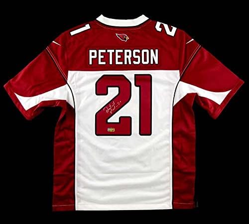 פטריק פיטרסון חתם על אריזונה נייקי גופיה לבנה מוגבלת - גופיות NFL עם חתימה