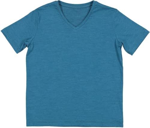 חולצת טריקו של NUI Organics Merino Wool & Tencel Kids, שכבת בסיס, בד טבעי רך במיוחד, נוחות כל השנה, נושמת.