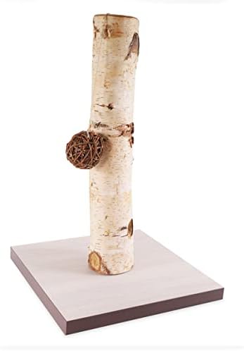 Rosewood Cat Naturals Tree Tree עם מיני כדורי Catnip ומקלות קטניפ מיני, קטניפ טבעי, 38 x 58 סמ