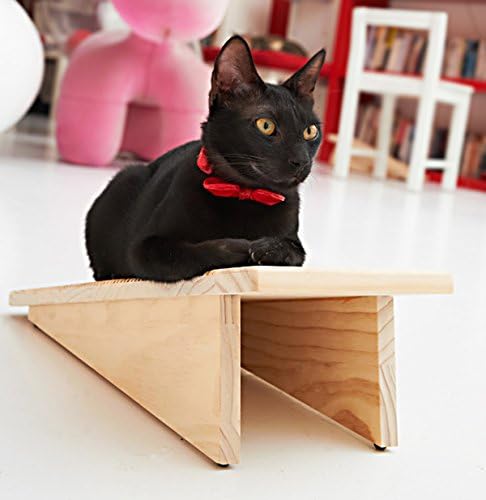 חתול עיצוב מוצק אורן חתול מגרד לוח, טבעי