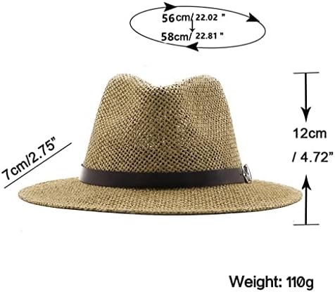 כובע פנמה ג'אז ZSEDP עם חגורת כובעי שמש קיץ לנשים כובע פדורה חוף סומבררו