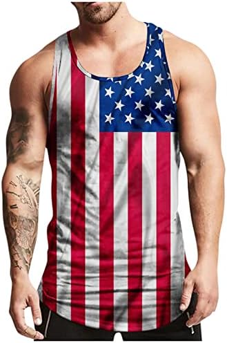 יום העצמאות של סקיגול חולצות גברים קלאסיות הדפסת דגל קלאסי טיז גרפי של גופיות ספורט מזדמנים 2023