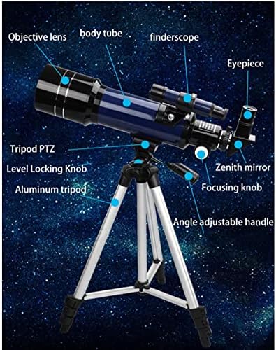 Xiulaiq 70 ממ צמצם גדול טלסקופ אסטרונומי HD טלסקופ אסטרונומי מקצועי עוצמתי זום