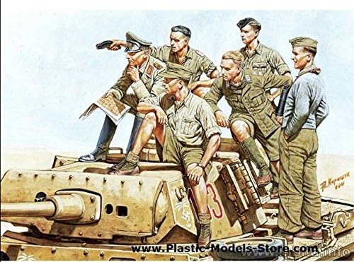 מאסטר בוקס רומל וצוות הטנק הגרמני, דאק מלחמת העולם השנייה 1/35 מאסטר בוקס 3561