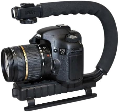 פולארואיד אחיזה בטוחה במצלמה מקצועית / פעולת מצלמת וידיאו ייצוב הידית הרכבה עבור Sony Nex-VG10, NEX-VG20,