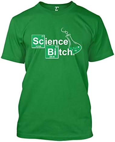 כלבת מדע - חולצת טריקו לגברים של פינקמן חנון