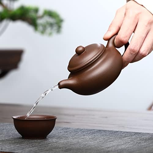 סט סיר תה סילין זישה, yixing חימר מקורי קומקום 7.2 גרם עם 2 כוסות, סט התה המתחיל של Brew Kongfu