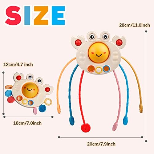 צעצועי Yevohadt מונטסורי לתינוקות 6-12 חודשים, מתנות לפסחא לפעוטות, צעצועים חושיים לתינוקות,
