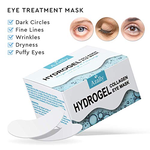 AZally Hydrogel Collagen Anti-Wean, מתחת לטלאי עיניים, מתחת לטיפול בשקיות עיניים, מסיכת עיניים