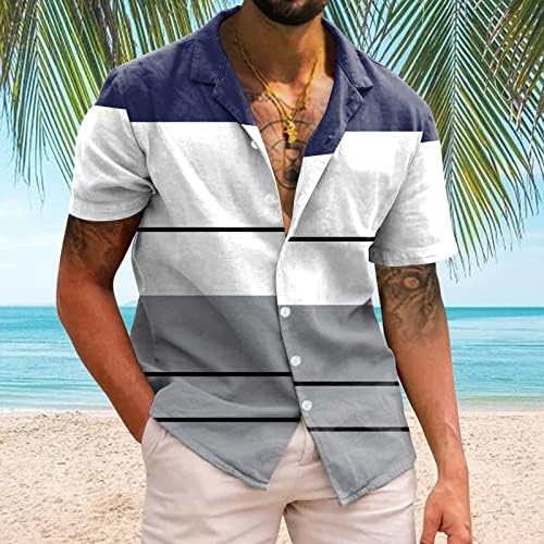 חולצות T מצוידות ב- Xiloccer Mens חולצות שרוול קצר כפתור חולצות חולצות חולצות לגברים חולצות שרוול קצר חולצות
