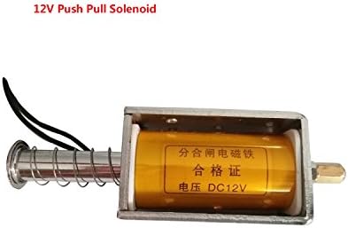 Abletop Push Pull Solenoid DC 12V 35 ממ שבץ אורך מגנט חשמלי אלקטרומגנטי קטן לרכב