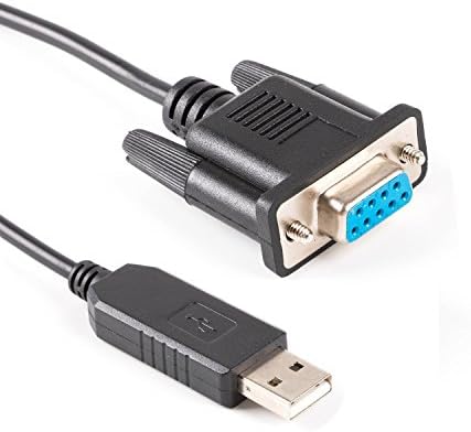 LetOtech Cross Cross Wired כבל סידורי USB FTDI FT232R USB RS232 ל- DB9 מתאם נקבה NULL כבל מודם כבל