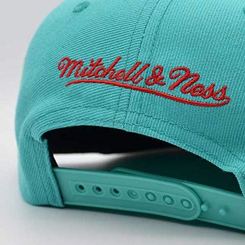 Vancouver Grizzlies Mitchell and Ness 2tone Vintage NBA מתכוונן כובע Snapback Teal, אדום