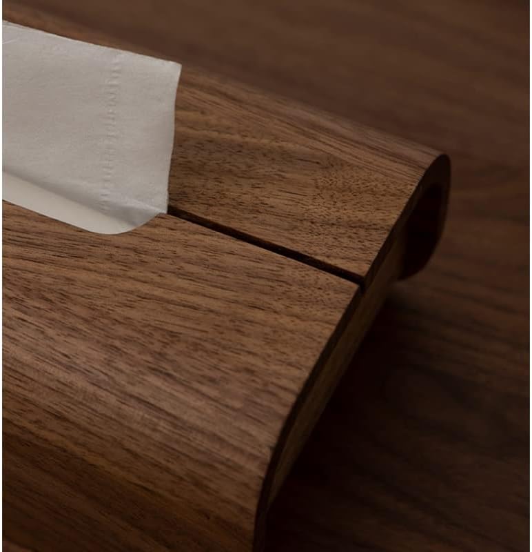 Ylyajy קופסת רקמות מעץ תמצית נייר מגבות מפיות מחזיקי מפיות ביתי נייר טואלט שולחן עבודה קופסאות מפיות