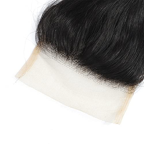 גל רופף חבילות אומבר עם סגירה שיער ברזילאי בתולה שיער טבעי לא מעובד בתולה רמי שיער טבעי