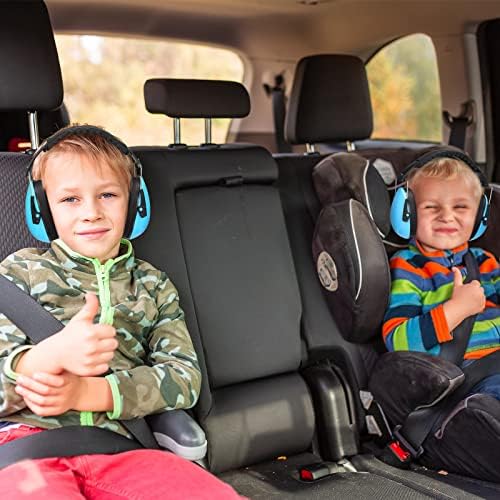 3 חבילות לילדים הגנה על אוזניים בטיחות אוזניים אוזניות 26dB מבטלות אוזניות עם סרט מתכוונן רעש תינוקות