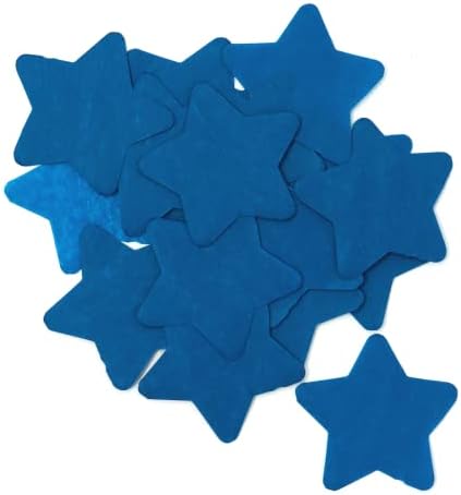 קונפטי כוכב רקמות כחול