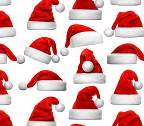 סנטה כובעים חג מתנה גלישת נייר רול - 24 איקס 15'