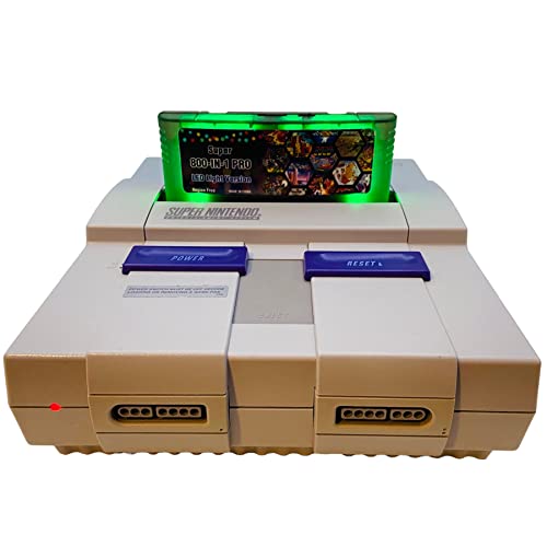 Retrotech Super 800 בגרסת LED 1 מחסנית משחק Multi Game עבור SNES CONSOLE GAME 16BIT