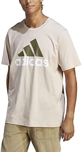 חולצת טריקו לוגו של אדידס לגברים יחיד
