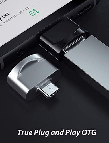 Tek Styz USB C נקבה ל- USB מתאם זכר תואם ל- LG V35 ThinQ שלך עבור OTG עם מטען Type-C. השתמש במכשירי הרחבה