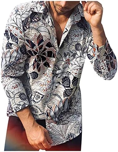 Uofoco שרוול ארוך קולג 'סולבר אופנה גברים סתיו סתיו חולצות כפתור צוואר חולצות פשתן צבעוניות חולצות רכות