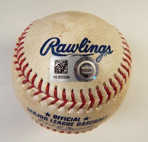 2021 וושינגטון אזרחי קולורדו רוקיס משחק השתמש בבייסבול Corbin Strike Diaz - משחק משומש בייסבול