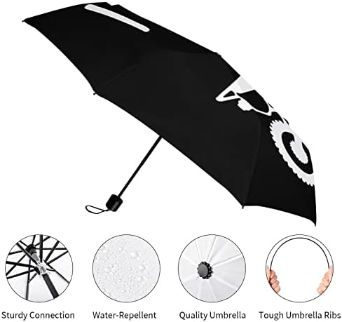 אני אוהב מוטוקרוס עמיד לרוח נסיעות קומפקטי מטרייה מתקפל אוטומטי מטריות עבור גשם תרמיל רכב
