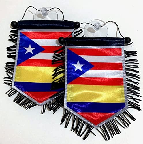 דגל פוארטו ריקו קולומביה ריקני דגל קולומביאני לרכב דלת קיר דלת חלון קיר דגלים